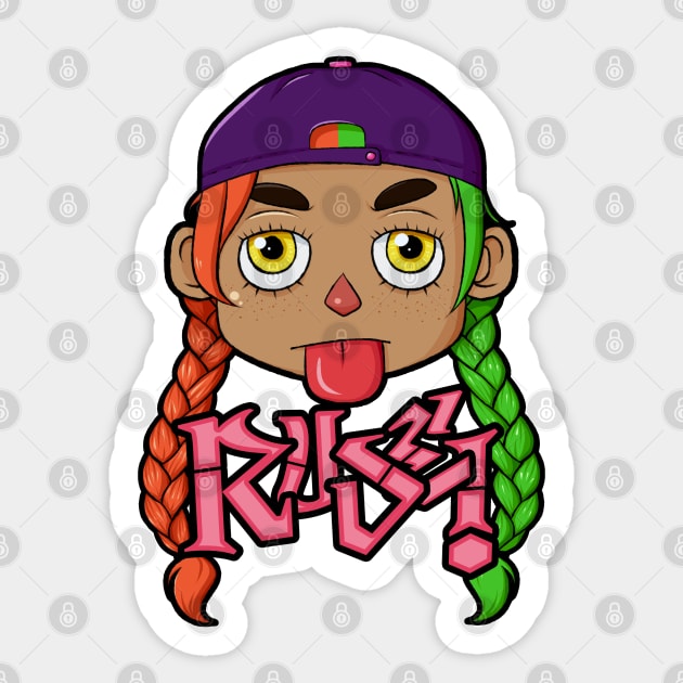 Rude Girl Sticker by FilmDizzy